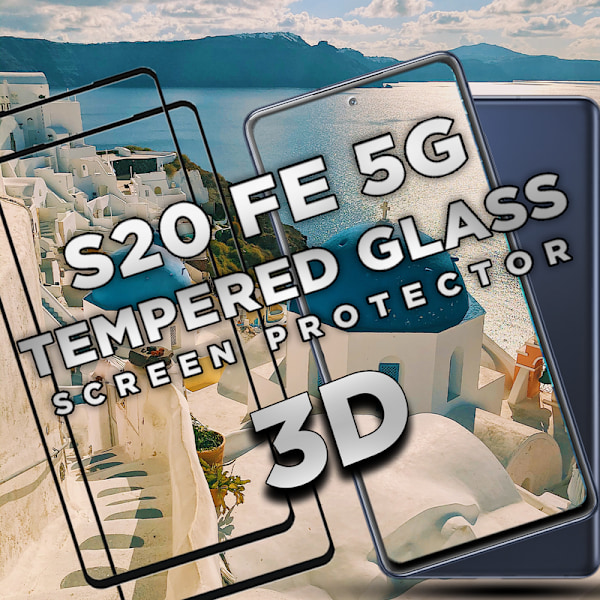2 Pack Samsung S20 FE 5G - 9H Härdat Glass - Super Kvalitet 3D
