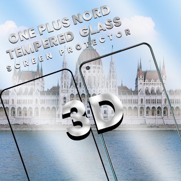 1-Pack ONEPLUS NORD Näytönsuoja - Karkaistu Lasi 9H - Super laatu 3D