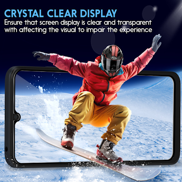 1-Pack XIAOMI REDMI 12C Skærmbeskyttelse & 1-Pack linsebeskyttelse - Hærdet Glas 9H - Super kvalitet 3D