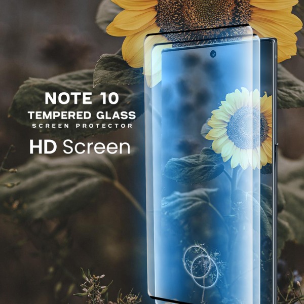 2 Pack Samsung Galaxy Note 10 - Härdat glas 9H-Super kvalitet 3D