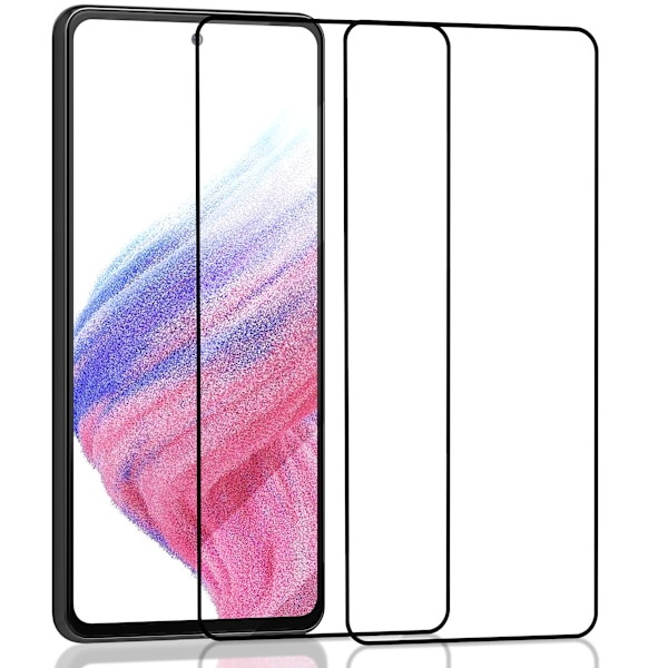 2-Pack SAMSUNG A53 Näytönsuoja - Karkaistu Lasi 9H - Super laatu 3D