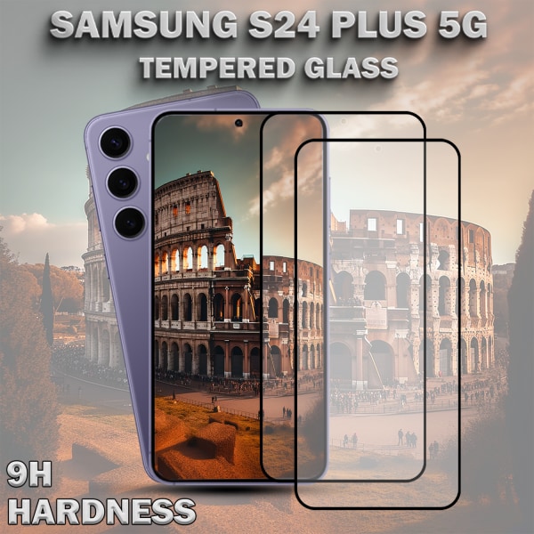 2-Pack SAMSUNG S24 PLUS 5G Skärmskydd - Härdat Glas 9H - Super kvalitet 3D