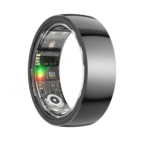 Smart Ring – Fitness- och hälsospårare – Sömn, puls och aktivitetsmätare – Vattentät, Bluetooth 5.0 – Kompatibel med iOS och Android US Storlek 12