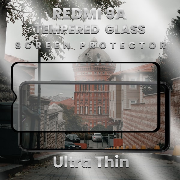 Xiaomi Redmi 9A - Härdat Glas 9H - Super kvalitet 3D Skärmskydd