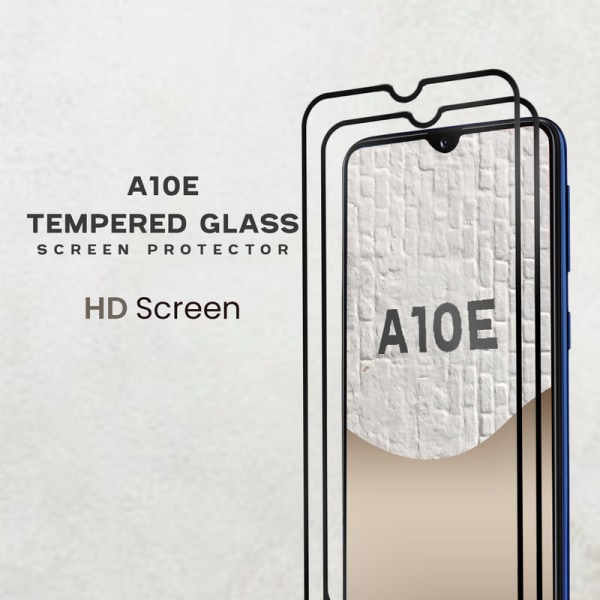 2 Pack Samsung Galaxy A10e -Härdat Glas 9H - Super Kvalitet 3D