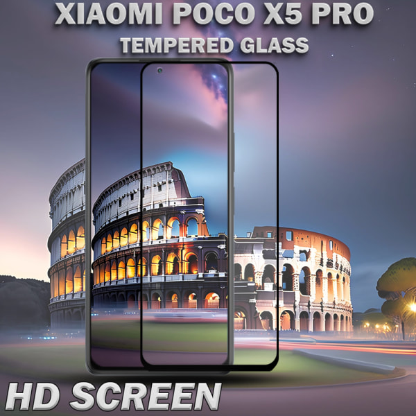 1-Pack XIAOMI POCO X5 PRO Skärmskydd - Härdat Glas 9H - Super kvalitet 3D