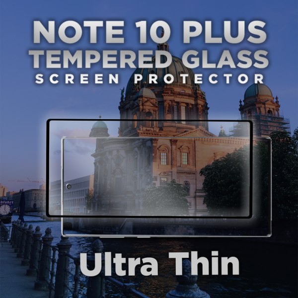 Samsung Galaxy Note 10 Plus - Härdat glas 9H-Super kvalitet 3D