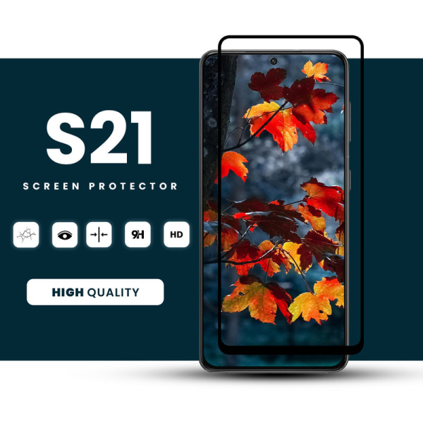 Full Cover Samsung Galaxy S21 5G - 9H Härdat Glas - HD