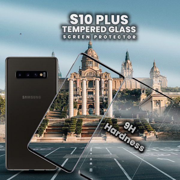 Samsung Galaxy S10 Plus - Härdat Glas 9H - Super kvalitet 3D