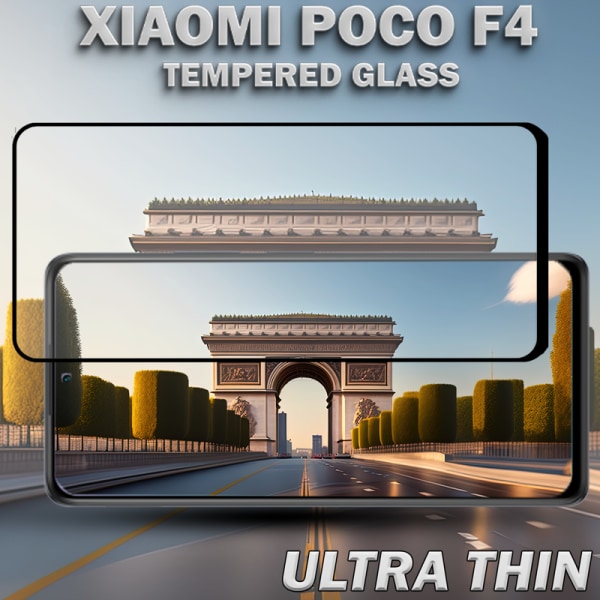 1-Pack XIAOMI POCO F4 Skärmskydd - Härdat Glas 9H - Super kvalitet 3D