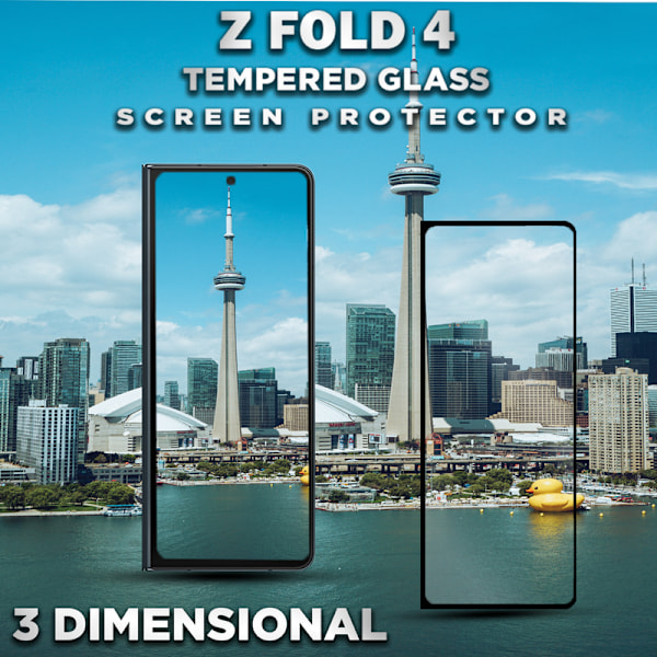 1-Pack SAMSUNG GALAXY Z FOLD 4 Skærmbeskyttelse - Hærdet Glas 9H - Super kvalitet 3D