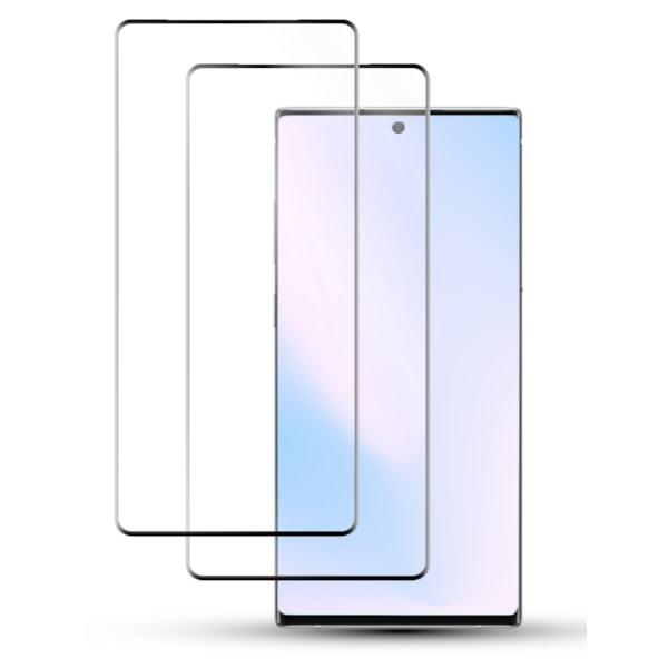 2-Pack Samsung NOTE 10 Skärmskydd - Härdat Glas 9H - Super kvalitet 3D