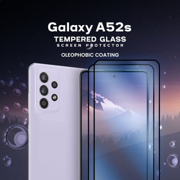 2-Pack Samsung Galaxy A52s - Härdat glas 9H - Super kvalitet