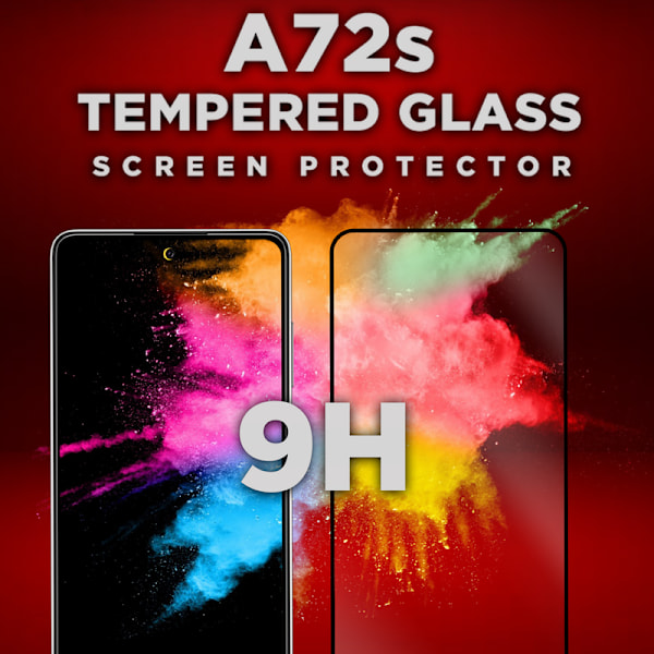 1-Pack SAMSUNG GALAXY A72S Näytönsuoja - Karkaistu Lasi 9H - Super laatu 3D