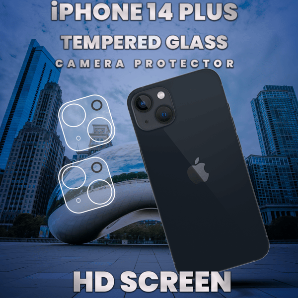 2-Pack Iphone 14 Plus Linsskydd - 9H Härdat Glas - Super 3D