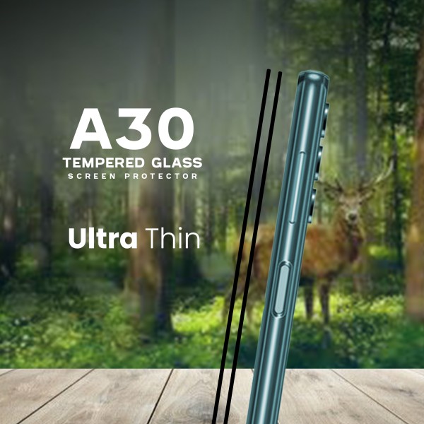 2-PaCK Samsung Galaxy A30 - Härdat Glas 9H-Super Kvalitet 3D