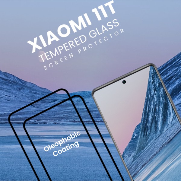 2-Pack Xiaomi 11T 5G - Härdat Glas 9H - Super kvalitet 3D Skärmskydd