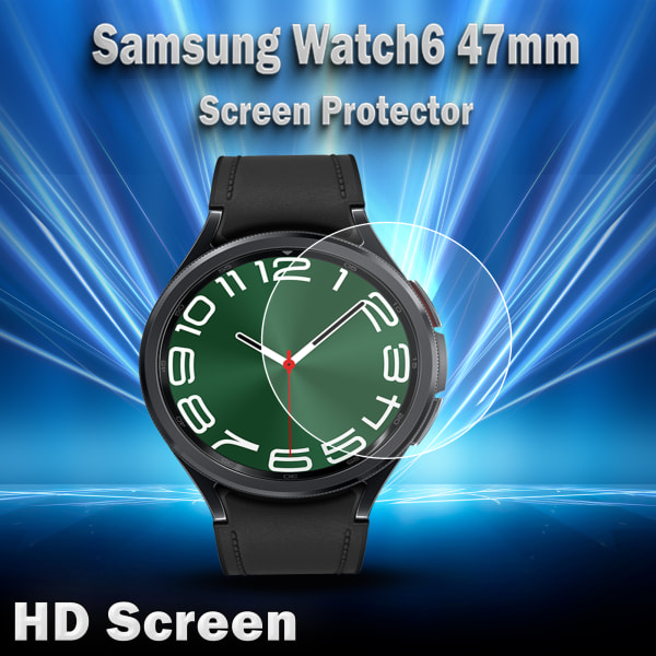 Samsung Watch 47mm - Härdat glas 9H - Super kvalitet 3D Skärmskydd