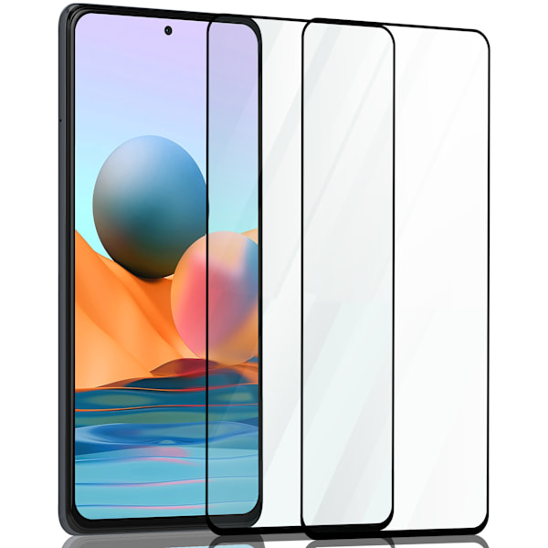 2-Pack Xiaomi Redmi Note 10 Pro Näytönsuoja - Karkaistu Lasi 9H - Super laatu 3D