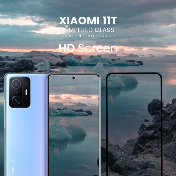 1-Pack XIAOMI 11T Näytönsuoja - Karkaistu Lasi 9H - Super laatu 3D