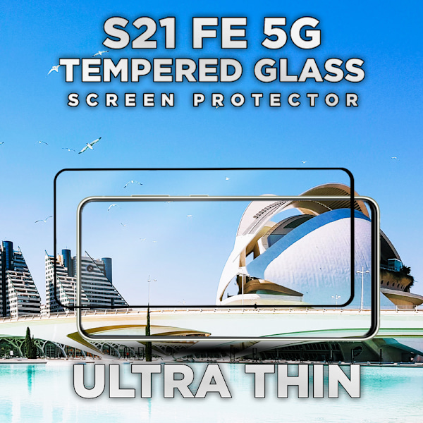 1-Pack SAMSUNG S21 FE Skærmbeskyttelse - Hærdet Glas 9H - Super kvalitet 3D