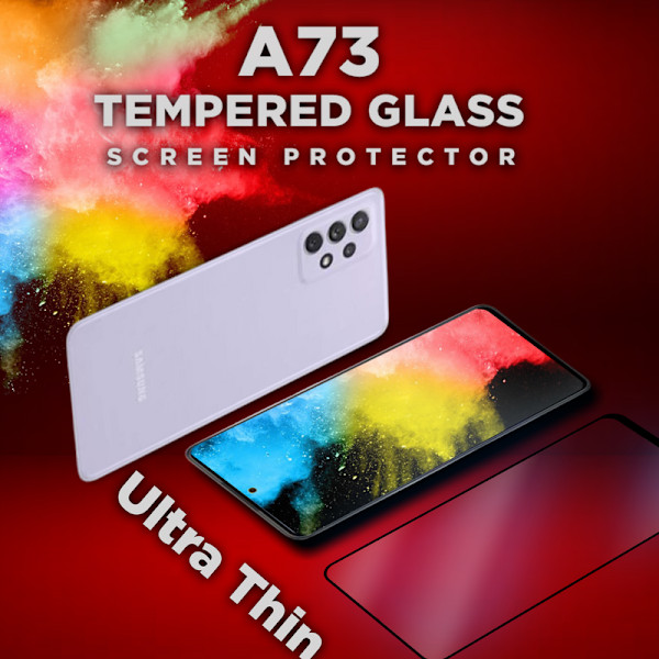 1-Pack SAMSUNG GALAXY A73 Skærmbeskyttelse - Hærdet Glas 9H - Super kvalitet 3D