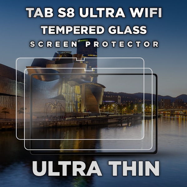 2-Pack SAMSUNG GALAXY TAB S8 Skærmbeskyttelse - Hærdet Glas 9H - Super kvalitet 3D