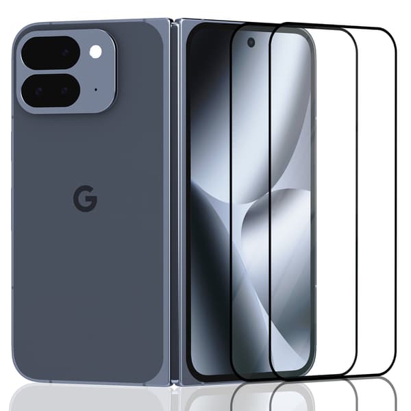 2-Pack Google Pixel 10 Pro Fold Näytönsuoja - Karkaistu Lasi 9H - Super laatu 3D
