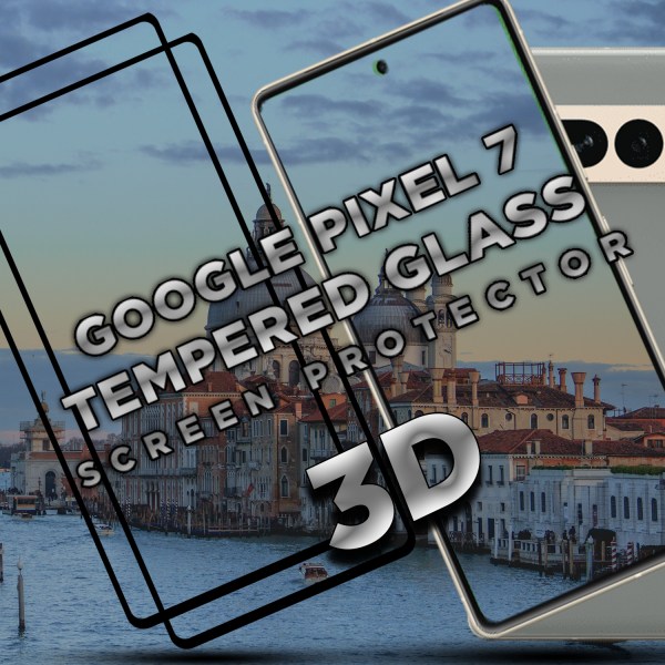 2-Pack Google Pixel 7 - Härdat Glas 9H - Super kvalitet 3D Skärmskydd