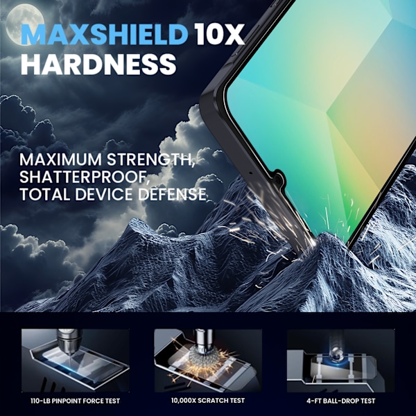 2-Pack Samsung F06 Skärmskydd - Härdat Glas 9H - Super kvalitet 3D