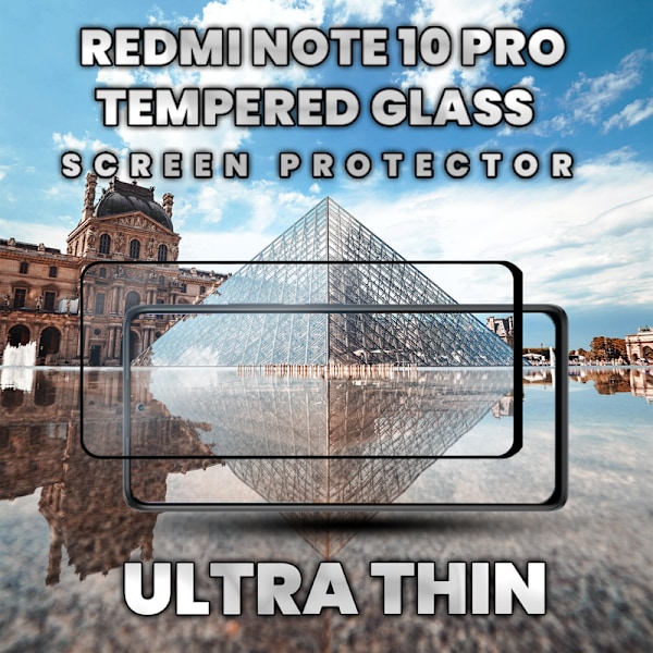 Xiaomi Redmi Note 10 Pro - Härdat glas 9H-Super kvalitet 3D