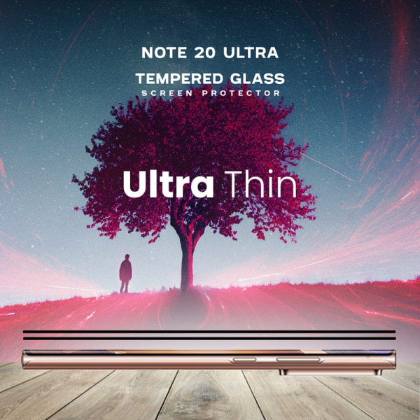 2 Pack Samsung Galaxy Note 20 Ultra -Härdat glas–Super kvalitet