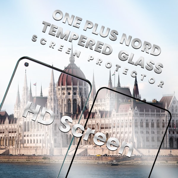 OnePlus Nord - Härdat Glas 9H - Super kvalitet 3D Skärmskydd