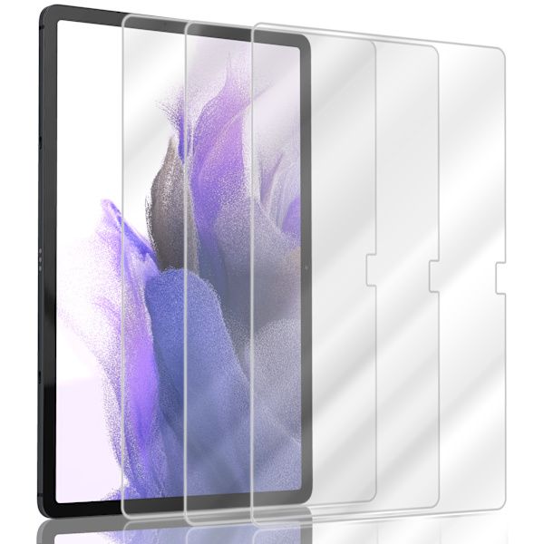 3-Pack Samsung Tab S7 FE Skärmskydd - Härdat Glas 9H - Super kvalitet 3D