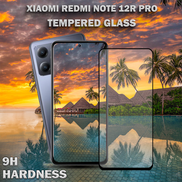 1-Pack Xiaomi Redmi Note 12R Pro - Härdat Glas 9H - Super kvalitet 3D Skärmskydd