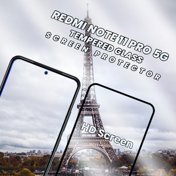 Xiaomi Redmi Note 11 Pro 5G - Härdat glas 9H-Super kvalitet 3D