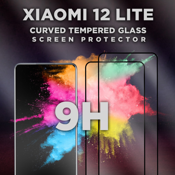 2 Pack Xiaomi 12 Lite - Härdat glas 9H-Super kvalitet 3D