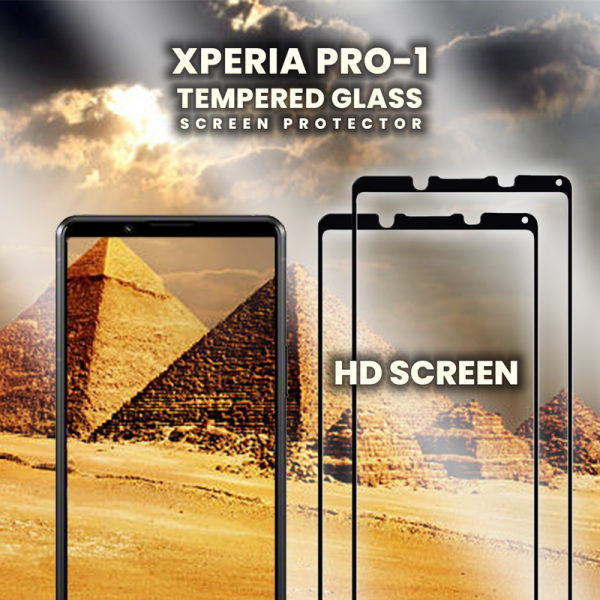 2 Pack Sony Xperia Pro1 - Härdat Glas 9H- Super kvalitet 3D