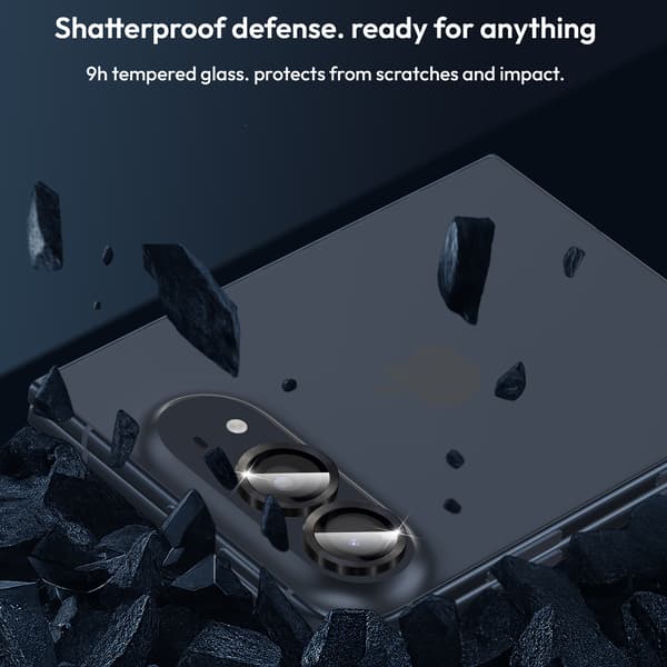 2-Pack iPhone Duo Kameralinsskydd - Härdat Glas 9H - Super kvalitet 3D