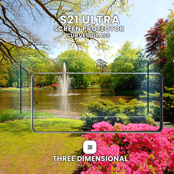 Samsung Galaxy S21 Ultra - Härdat Glas 9H - Super Kvalitet 3D