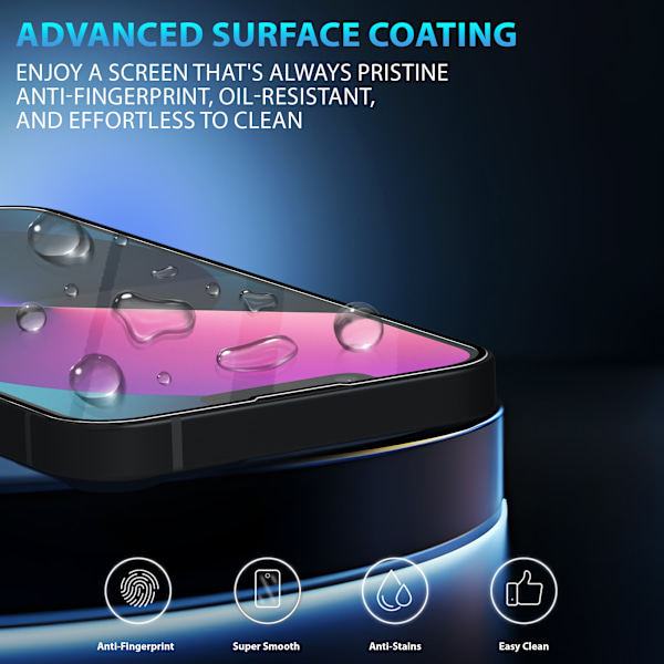 2-Pack ‏‏Iphone 13 Mini Skärmskydd - Härdat Glas 9H - Super kvalitet 3D