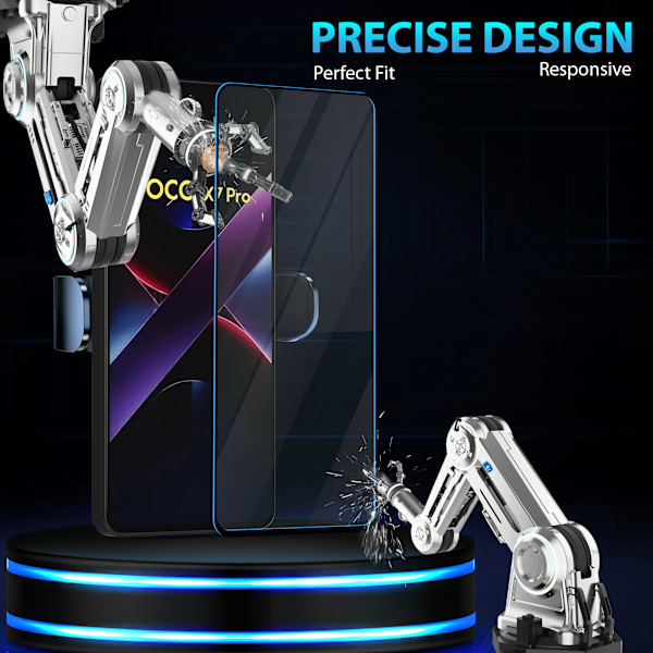 2-Pack Xiaomi Poco X7 Pro Näytönsuoja - Karkaistu Lasi 9H - Super laatu 3D