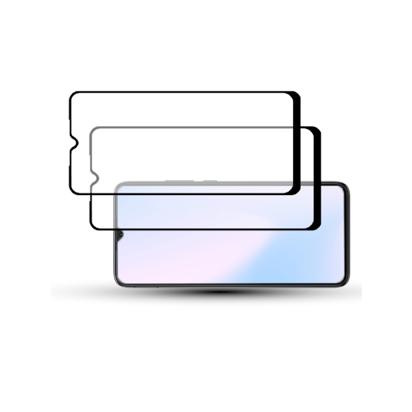 2-Pack XIAOMI REDMI 10C Skärmskydd - Härdat Glas 9H - Super kvalitet 3D