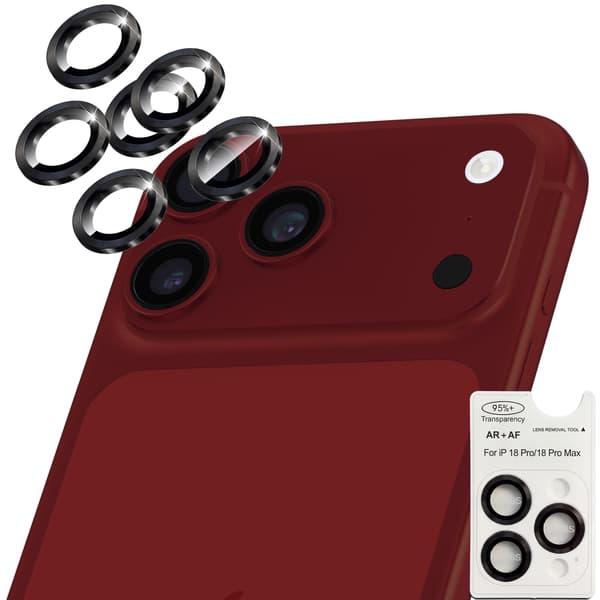 2-Pack iPhone 18 Pro Max Kameralinsskydd - Härdat Glas 9H - Super kvalitet 3D iPhone 18 Pro Max