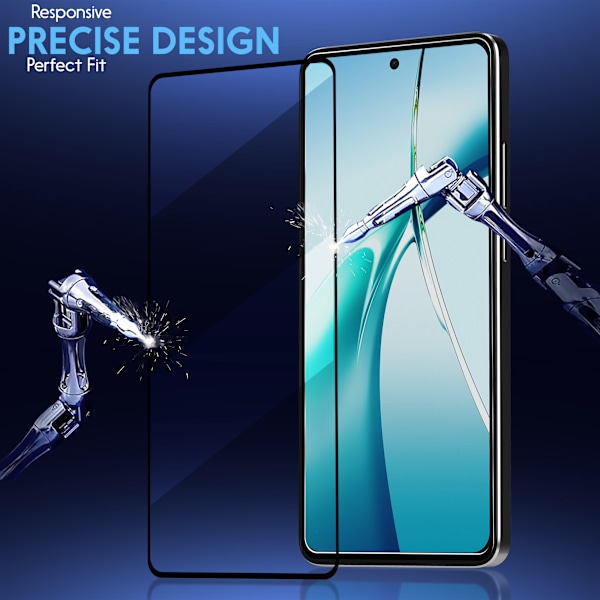 1-Pack OnePlus Nord CE4 Lite Näytönsuoja - Karkaistu Lasi 9H - Super laatu 3D