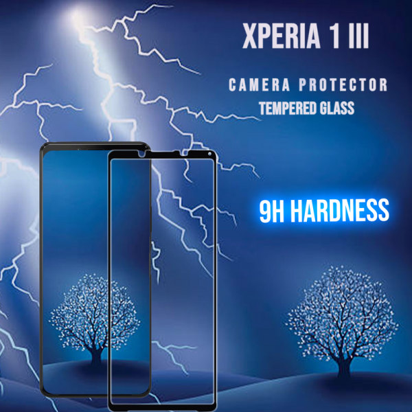 Skärmskydd Sony Xperia 1 III - Härdat glas 9H -Super Kvalitet 3D