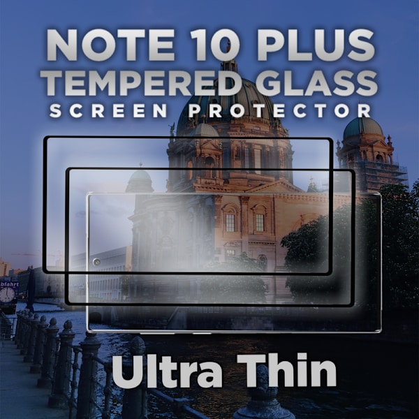 2-Pack Samsung Note 10 Plus - Härdat glas 9H - Super kvalitet 3D