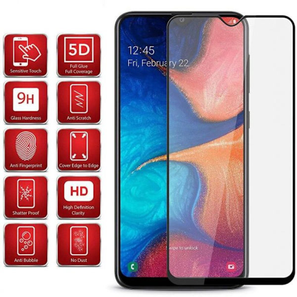 1-Pack SAMSUNG GALAXY A70S Skærmbeskyttelse - Hærdet Glas 9H - Super kvalitet 3D