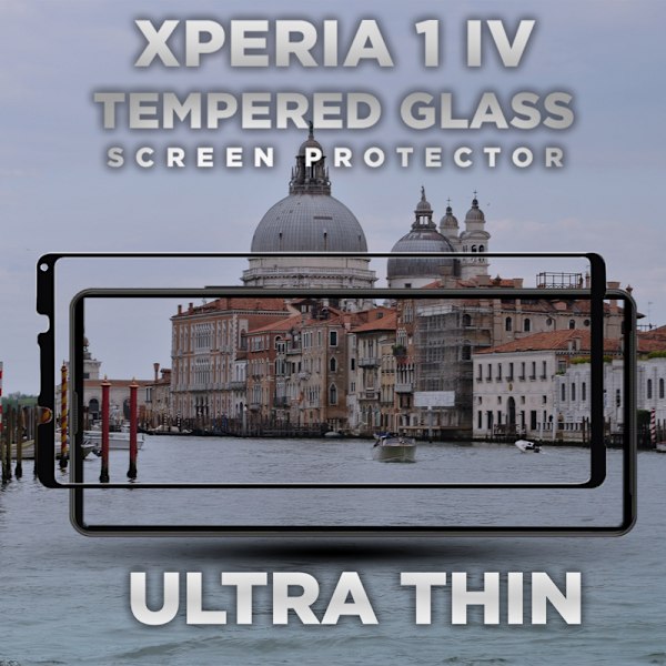 Sony Xperia 1 IV - Härdat glas 9H -Super Kvalitet 3D