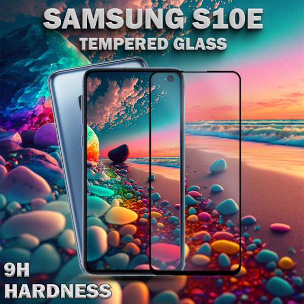 Samsung Galaxy S10E - Härdat Glas 9H – Super kvalitet 3D Skärmskydd